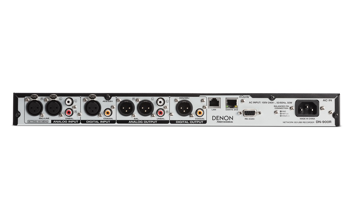 製品情報：DN-900R：DENON Professional